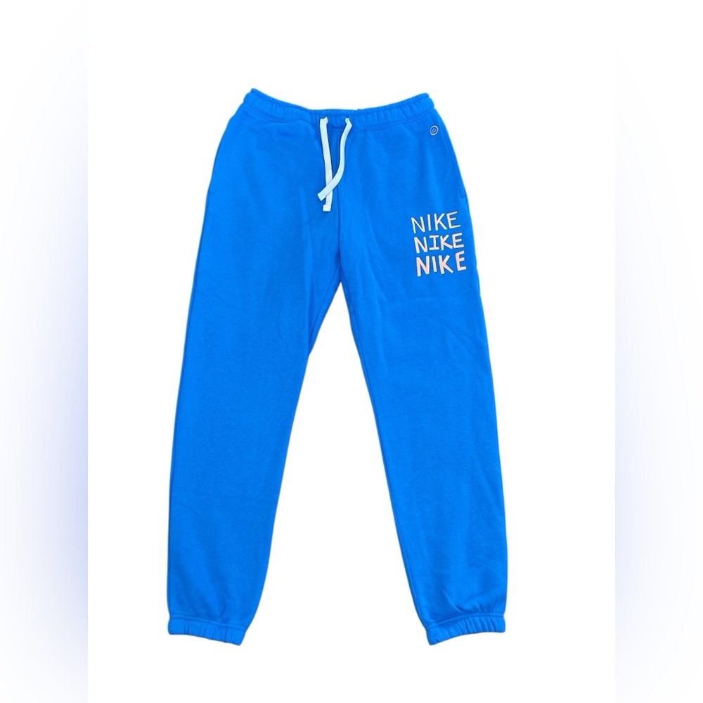 Nike Men’s Size Medium Standard Fit Taper Leg Blue Sweatpants NWT